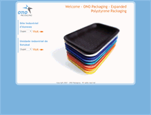 Tablet Screenshot of ono-packaging.com